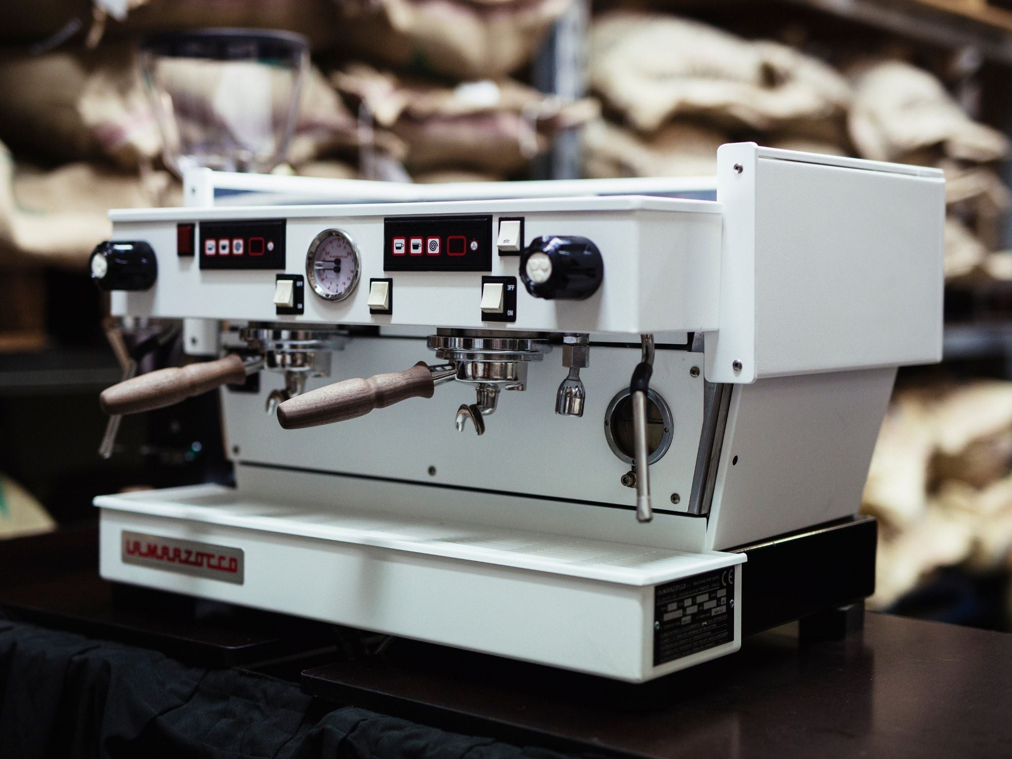 White la marzocco linea coffee machine