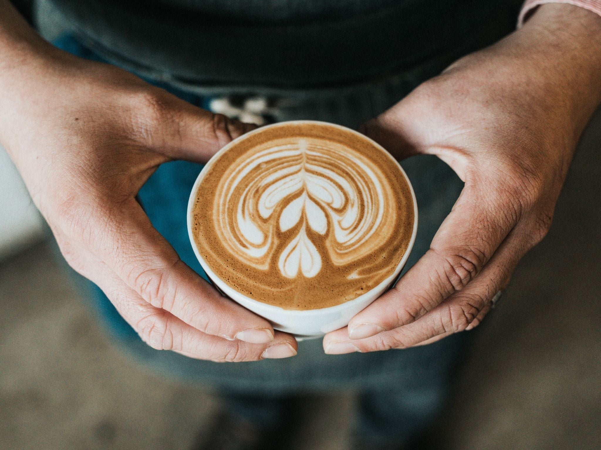 Magic coffee with latte art