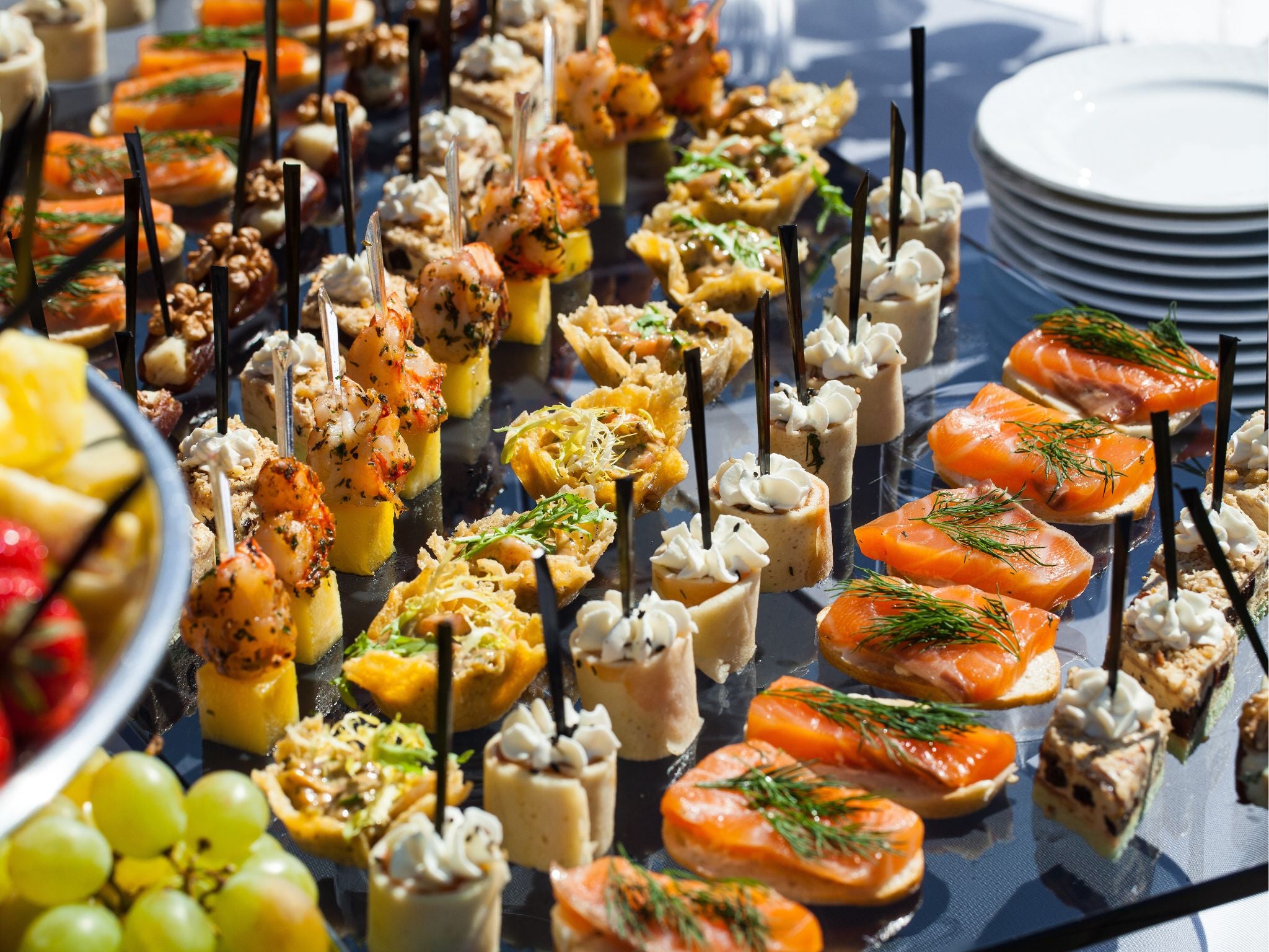 Conference catering platter