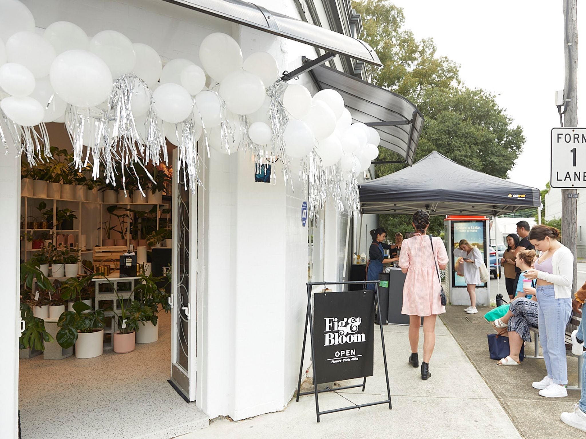 Fig and bloom retail store activation