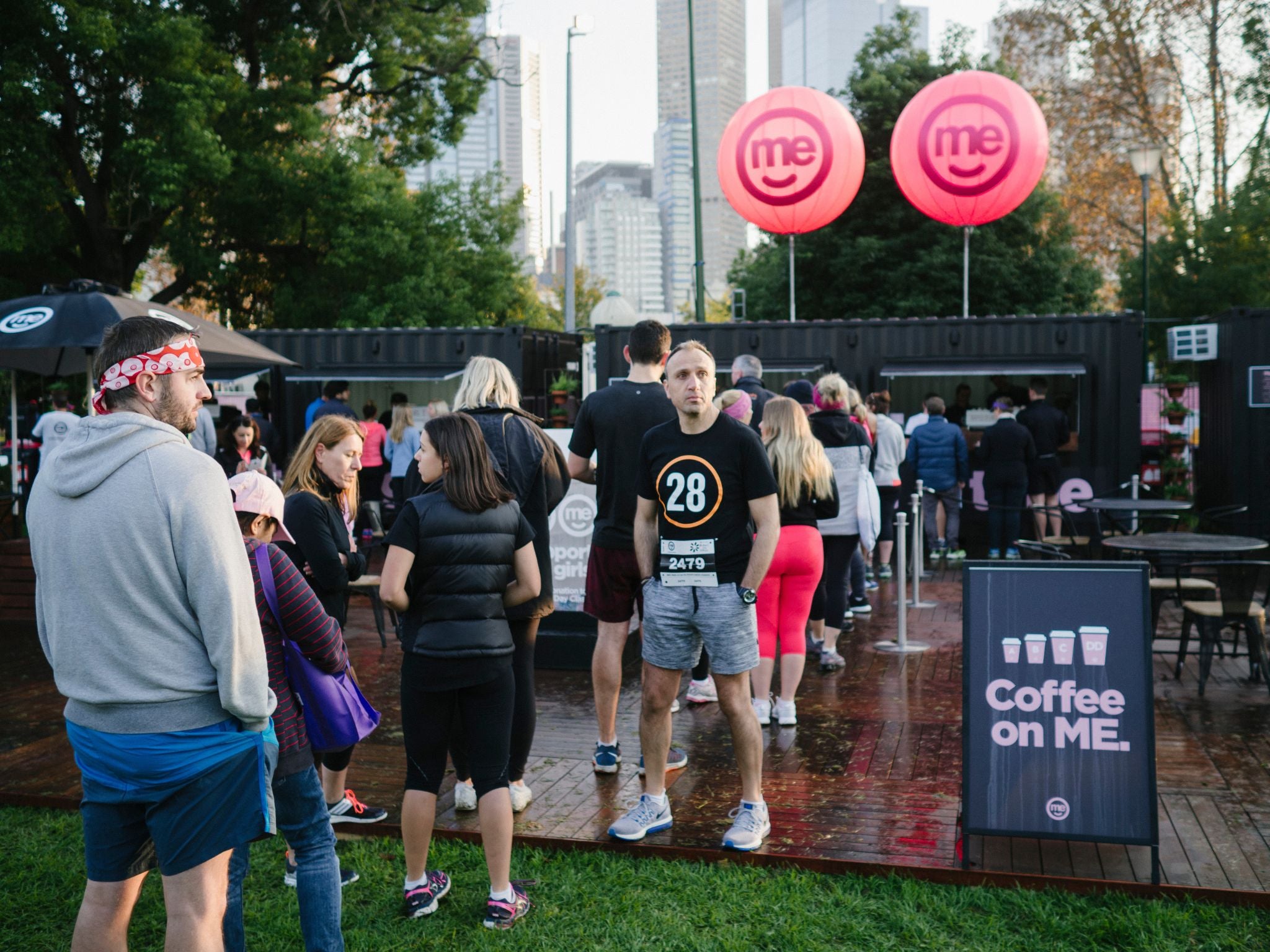 Attendees at major event activation