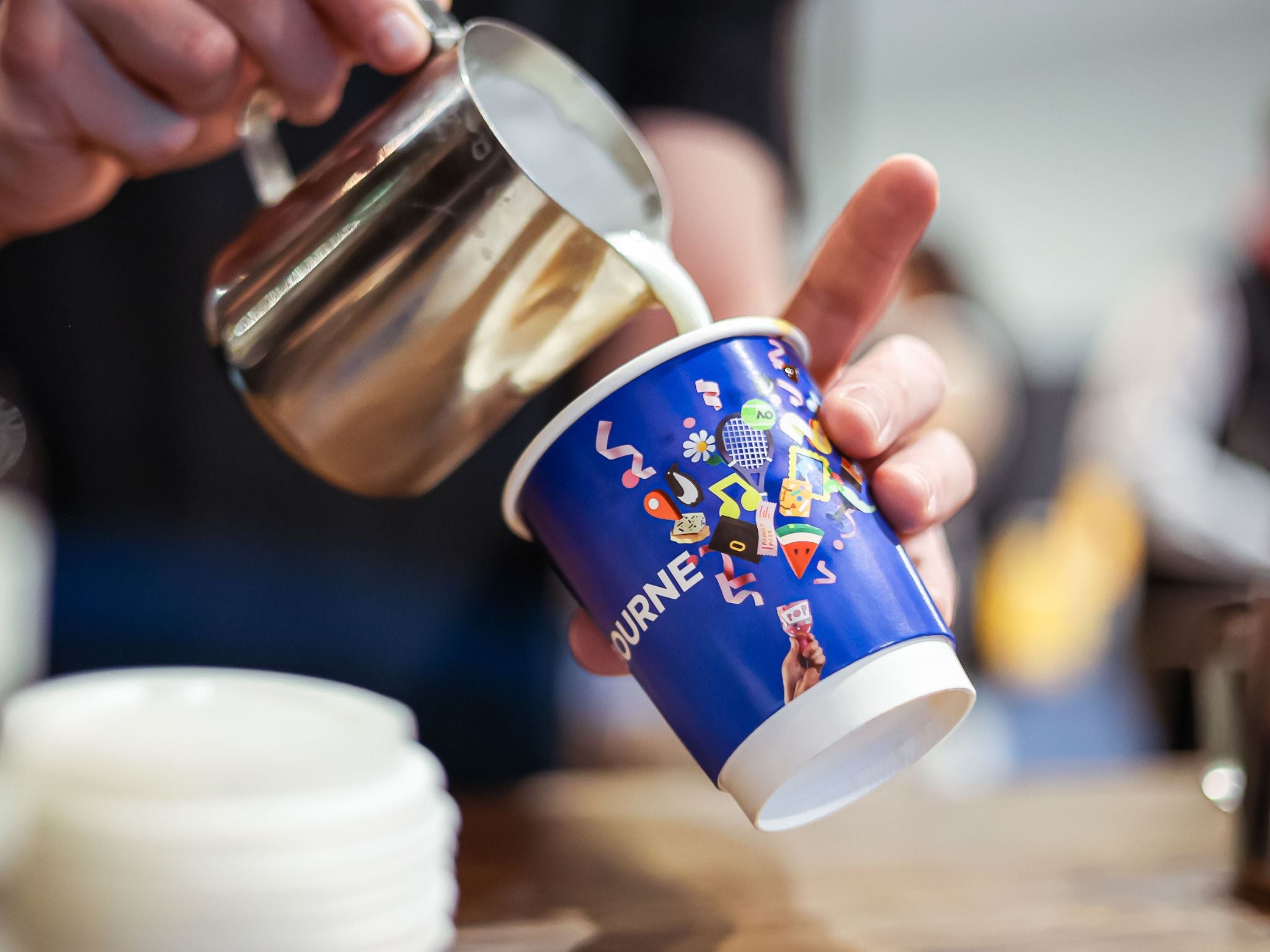 Melbourne branded coffee cup