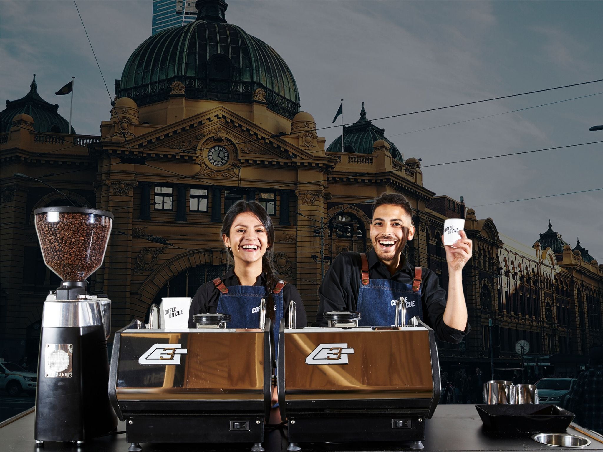 Melbourne coffee cart