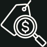 Simple and transparent pricing model icon