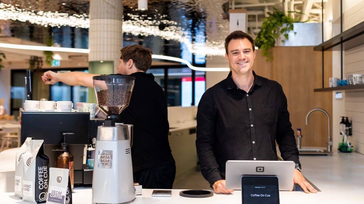 In-house barista cafe at Toyota Sydney