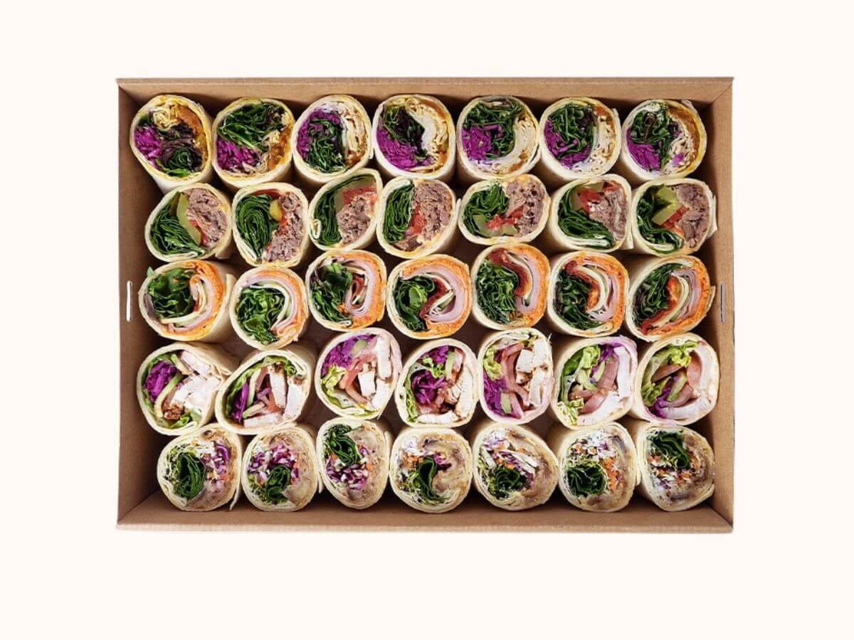 Mini wrap platter