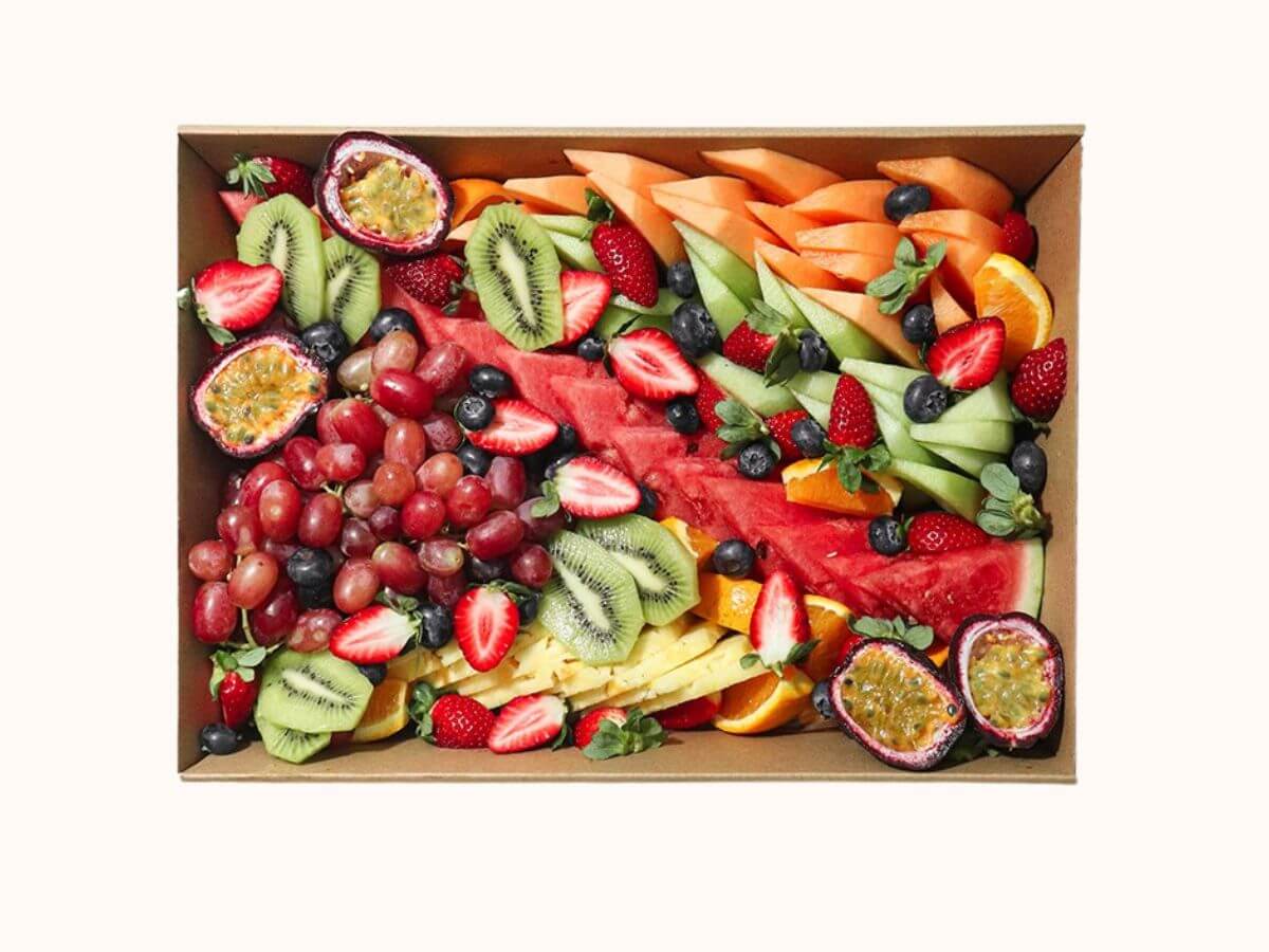 Seasonal fruit platter