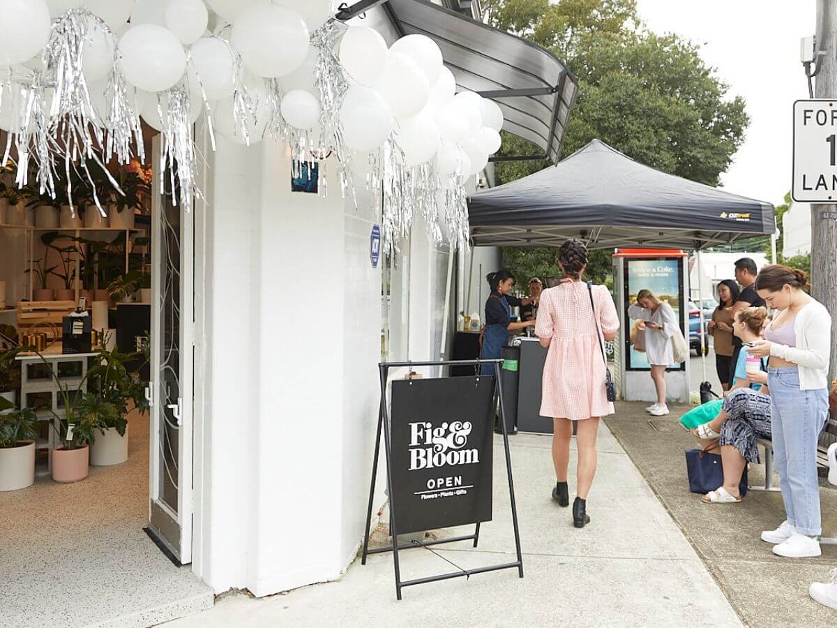 Sydney brand activation event for Fig & Bloom